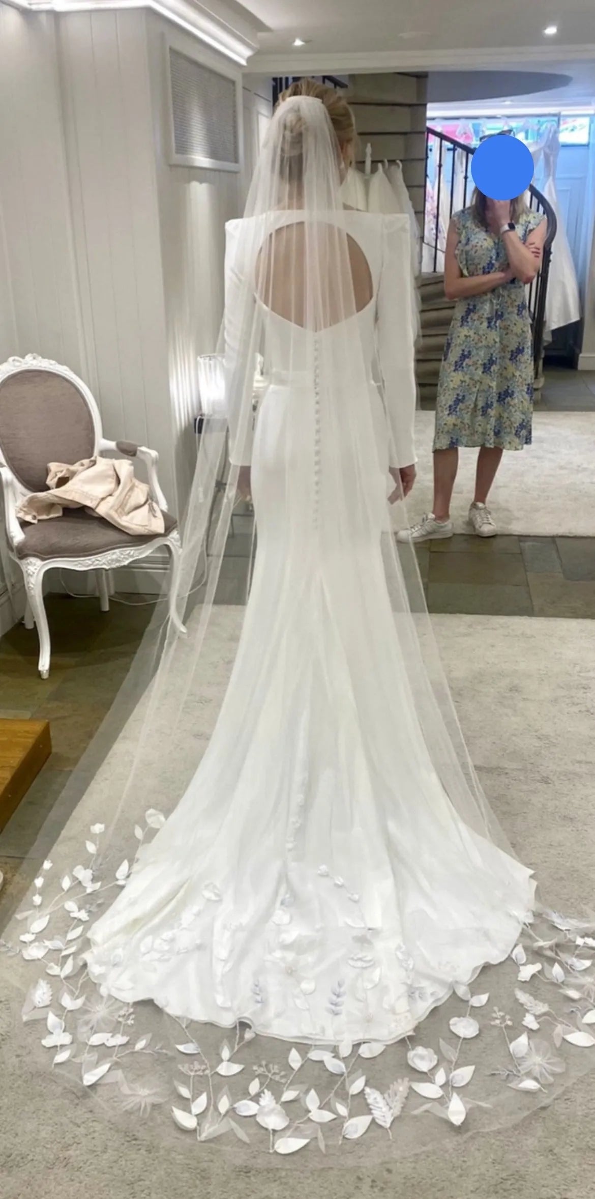 Elegant Meramid Wedding Dresses Women Long Sleeve Square Collar Belt Simple Satin Bridal Gown Sweep Train Vestidos De Noiva