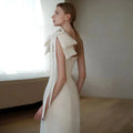 Fall In Love Dress Custom Simple Wedding Dress Satin Bridal Gown Vestidos De Novia Women Formal Evening Dress Party Dress