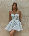 Short A Line Flower Lace Wedding Dresses Sleeveless Mini Sexy Bridal Gowns Robe de mariage Country Party Dress Sweetheart