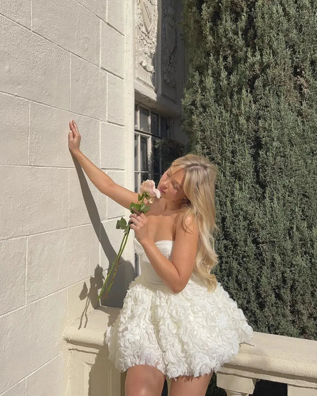 Sparky Sexy A-Line Mini Wedding Dresses 3D Flowers Sweetheart Sequins Short Bridal Gowns Vestidos De Novia Custom Made