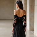Black Wedding Dress | Enchanting Black Gown for a Dark and Dreamy Bridal Vision