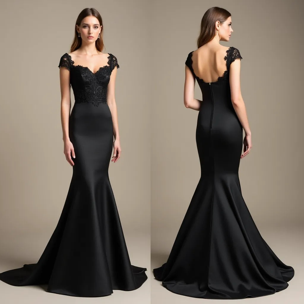 Black Wedding Dress | Exquisite Black Gown for a Sophisticated and Bold Bride