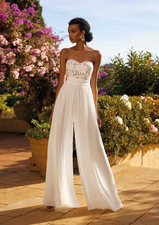 Sweetheart Neckline and Romantic Off-the-Shoulder Sleeves Wedding Dress Vestido De Novia Bridal Gown Court Train Modern Mermaid Bow Princess Satin