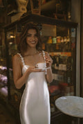 Pretty Wedding Dresses Graceful Bridal Gowns Square Collar Sleeveless Sheath Mermaid Floor Length Robes Vestidos De Novia