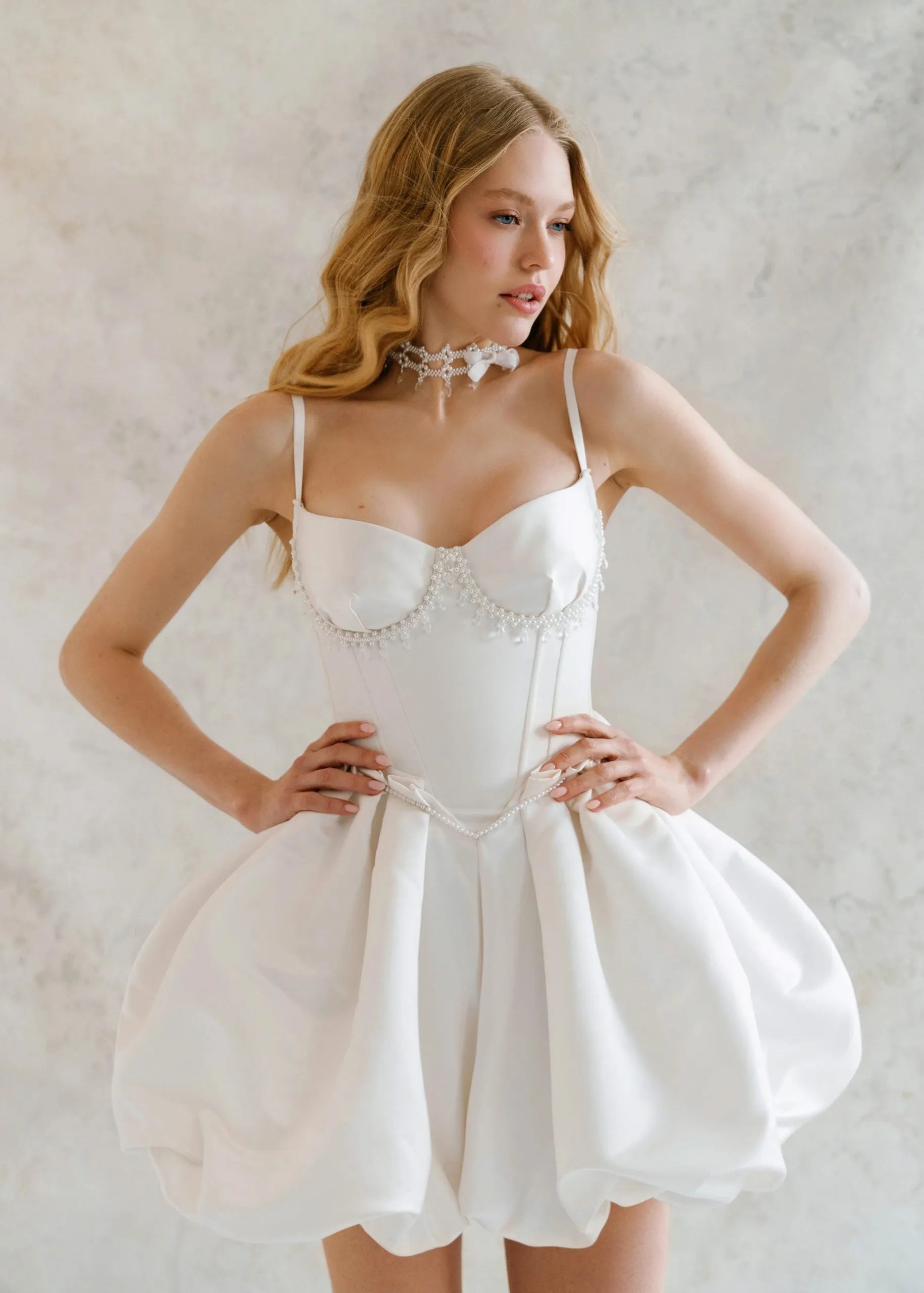 Love Mini Princess Stain Sweetheart Wedding Dress Exquisite Short Above Knee A-Line Spaghetti Straps Flower bud Bridal Gown