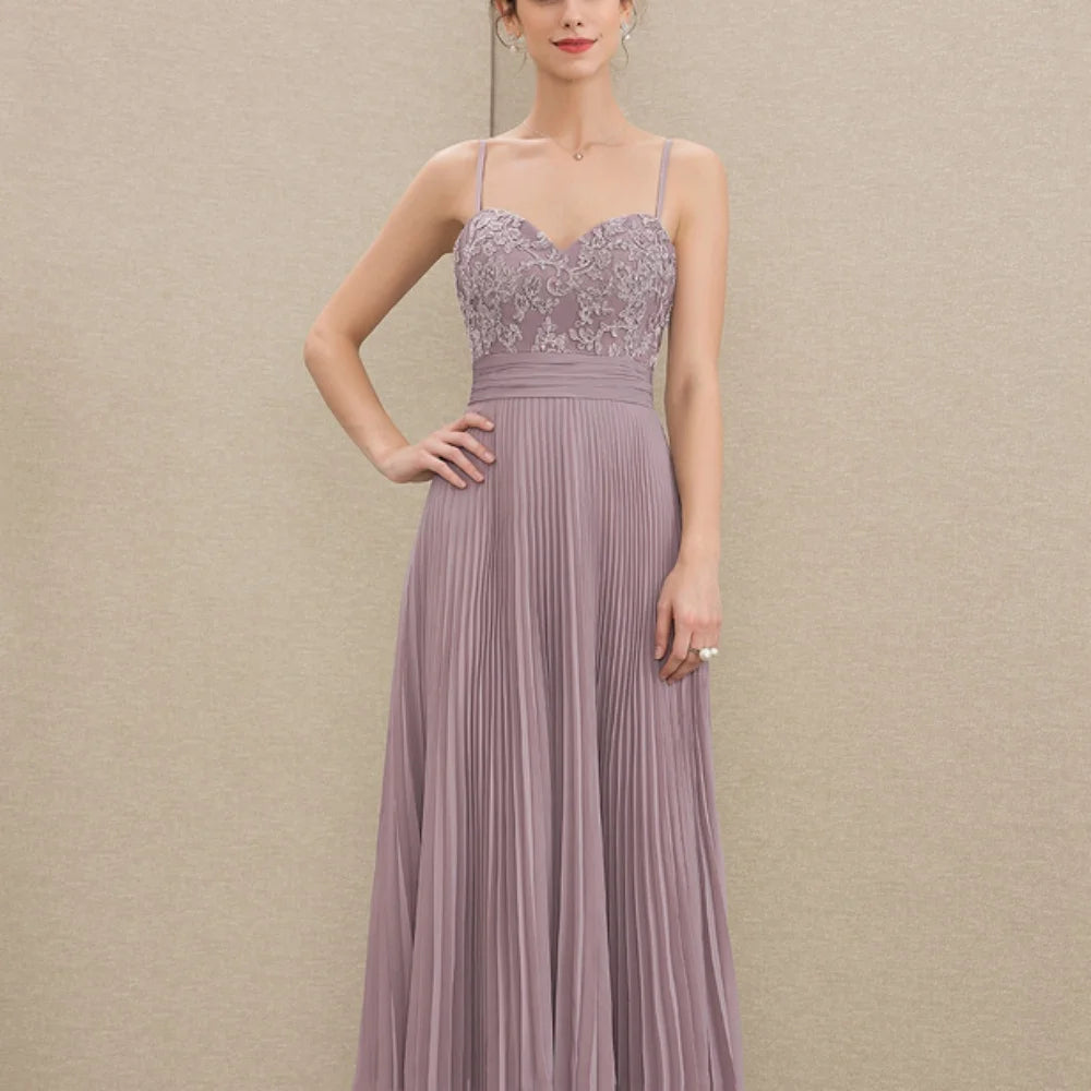 Mother Of The Bride Dress - Customized Elegant Chiffon Bridal Dress A Line Sweetheart Wedding Party Gowns Formal Occasion Applique Mother Dresses For Bride