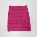 2025 Spring Women's Bandage Half Body Skirt High Waist Tight Skirt Fashion Versatile Short Skirt Cutting Design Half Body Skirt