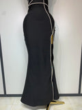 New Women Sexy Beading Black Maxi Long Bandage Dress Luxury Birthday Dresses Evening Club Party Knitted Bodycon Clothing