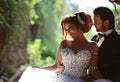 Wedding Dresses Luxury Crystal Bridal Gowns Custom Made Lace Up Beads Sheer Long Sleeves Crystals Backless Floor Length Tulle