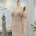 Said Luxury Dubai Mermaid Off Shoulder Evening Dresses for Women Wedding Party Elegant Long Prom Formal Gowns