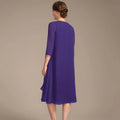 Chiffon Customized Mother Dresses A Line Evening Gowns V Neck Lace Elegant Bride Party Dress robes invitée mariage