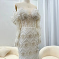 Said Luxury Dubai Mermaid Off Shoulder Evening Dresses for Women Wedding Party Elegant Long Prom Formal Gowns