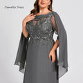 Customized Elegant Chiffon Vintage Dress Formal Occasion Half Sleeves Lace A Line Wedding Party Gowns Mother Dresses For Bride