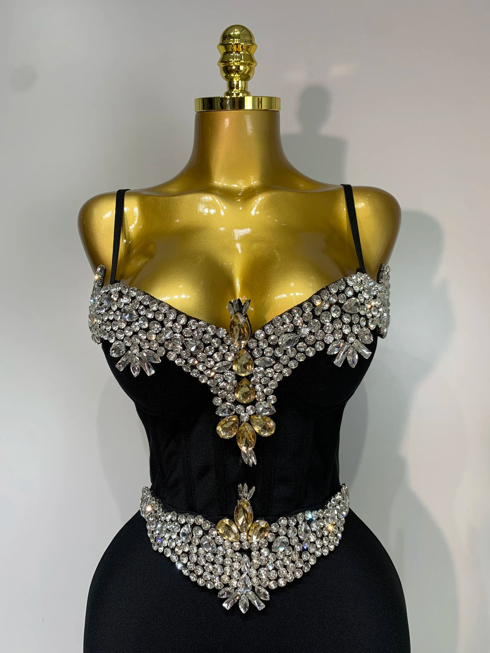 Women Celebrity Sexy Sleeveless Diamonds Maxi Long Bandage Bodycon Dress 2025 Elegant Evening Club Party Birthday Outfit