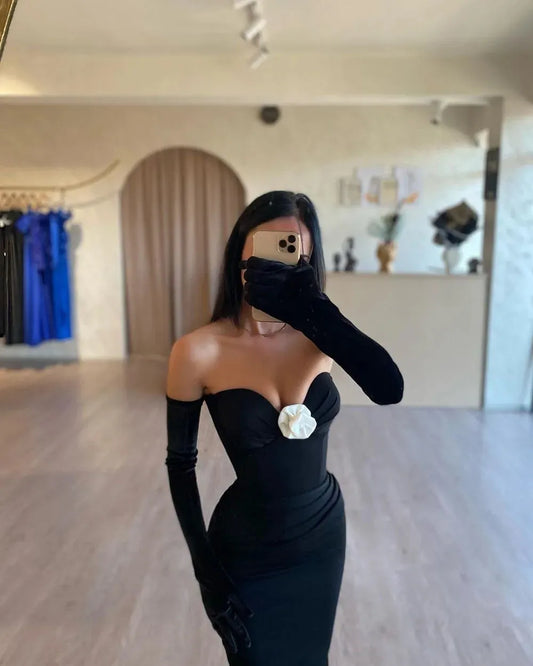 Elastic Stin Mermaid Evening Dresses Sweetheart Formal Gowns Party Gala Gown Night Club Dress Robe de soiree