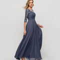 Customized Chiffon A Line Mother of Dresses Elegant Lace Applique Formal Bride Evening Gown vestido invitada boda