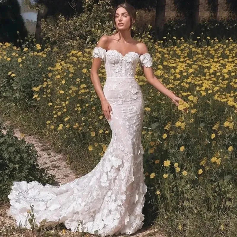 Exquisite Wedding Dresses Vintage Bridal Gowns Sleeveless Lace Appliques Robes Tulle Backless Sleeveless Vestidos De Novia As Picture