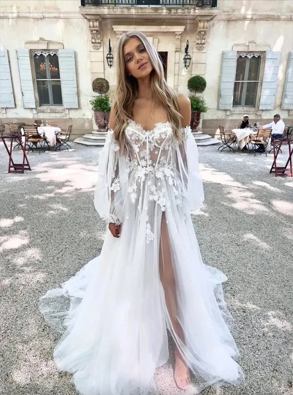 Classic Vintage Wedding Dresses Sweetheart A-Line Bridal Gowns Lace Appliques Tulle Robes For Brides Vestidos De Novia
