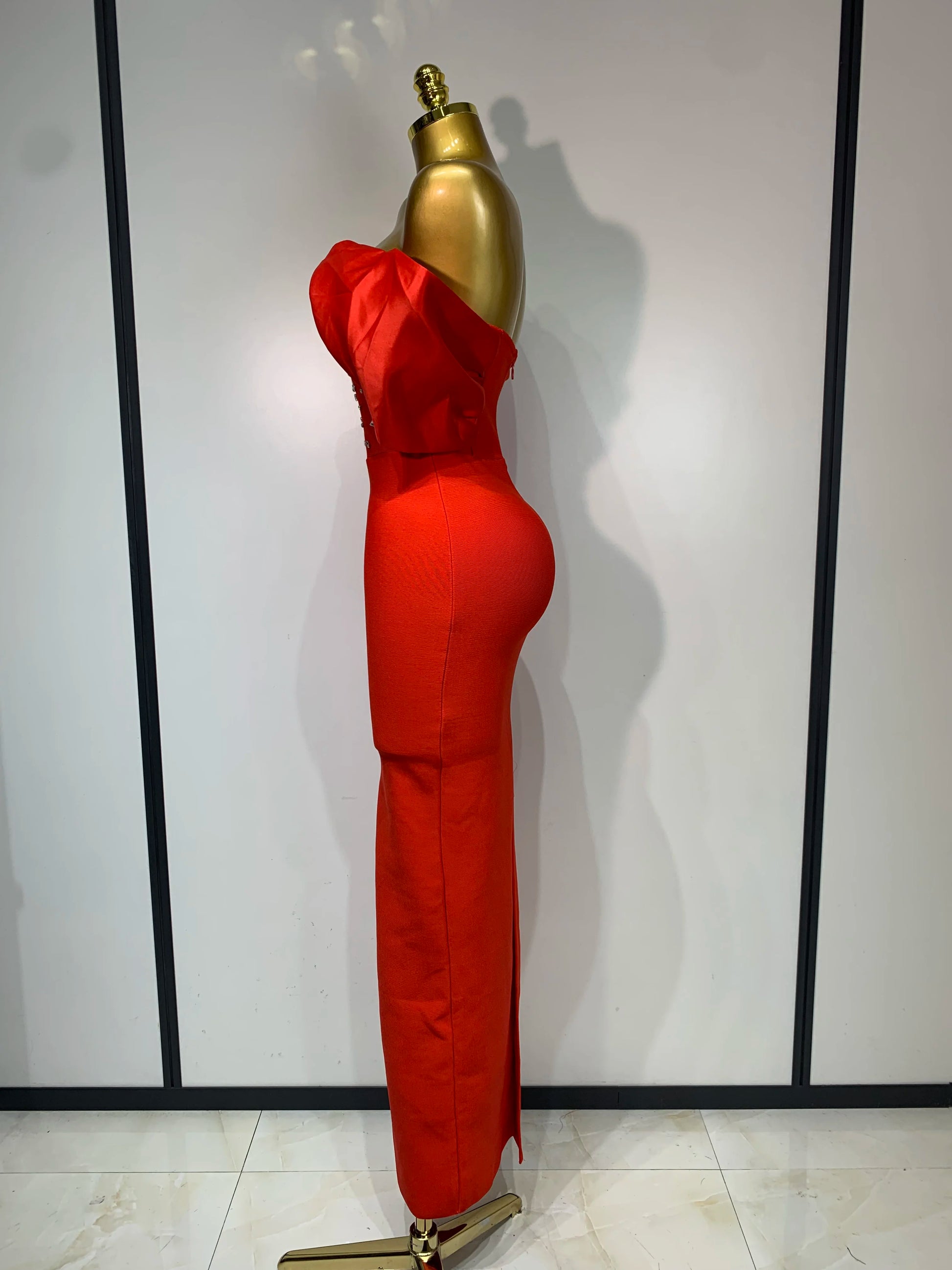 Women Sexy Off Shoulder Beading Bodycon Bandage Dress 2025 Celebrity Elegant Evening Club Party Luxury Birthday Dresses