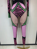 Sparkly Rhinestones Jumpsuit Women Sexy Nightclub Outfit Birthday Evening Party Bodysuit Stage Show Performance Photoshoot Wear