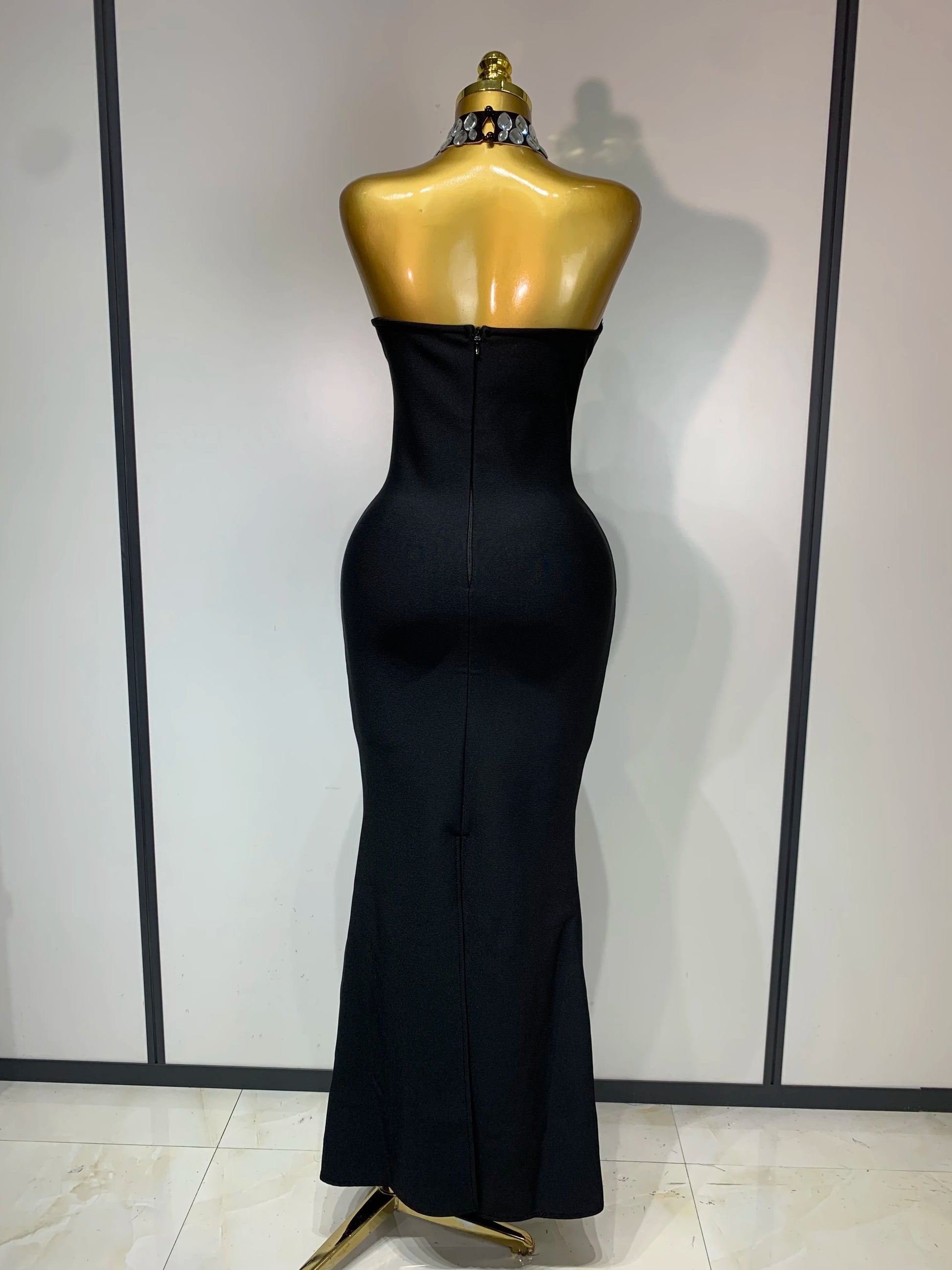 Women Fashion Sexy Sleeveless Mesh Patchwork Bandage Dress 2025 Celebrity Elegant Party Evening Birthday Dress Streetwear