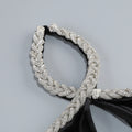 2024 Sexy Christmas Tailcoat And Floor Dress Women Hanging Neck Rhinestone Glove Design Hollowed Out Backless Long Dress Vestido