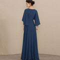 Customized V Neck Mother Dresses A Line Formal Bride Party Dress Lace Floor Length Elegant Occasion Gown robes invitée mariage