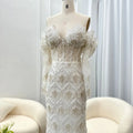 Said Luxury Dubai Mermaid Off Shoulder Evening Dresses for Women Wedding Party Elegant Long Prom Formal Gowns