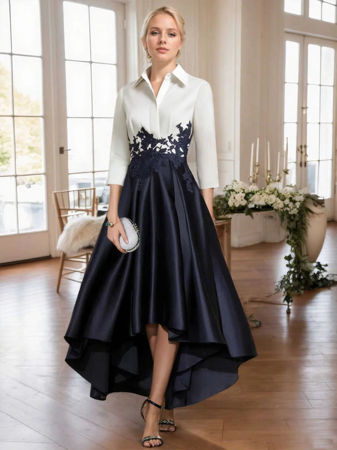 Mother Of The Bride Gown - Vintage A Line V Neck Mother of Mother Of The Bride Gown - Vintage A Line V Neck Mother of