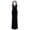 Sexy Leopard print ribbon strapless tight Long Dress Women black Corset Backless Bodycon Maxi Dresses Evening Party Gowns black