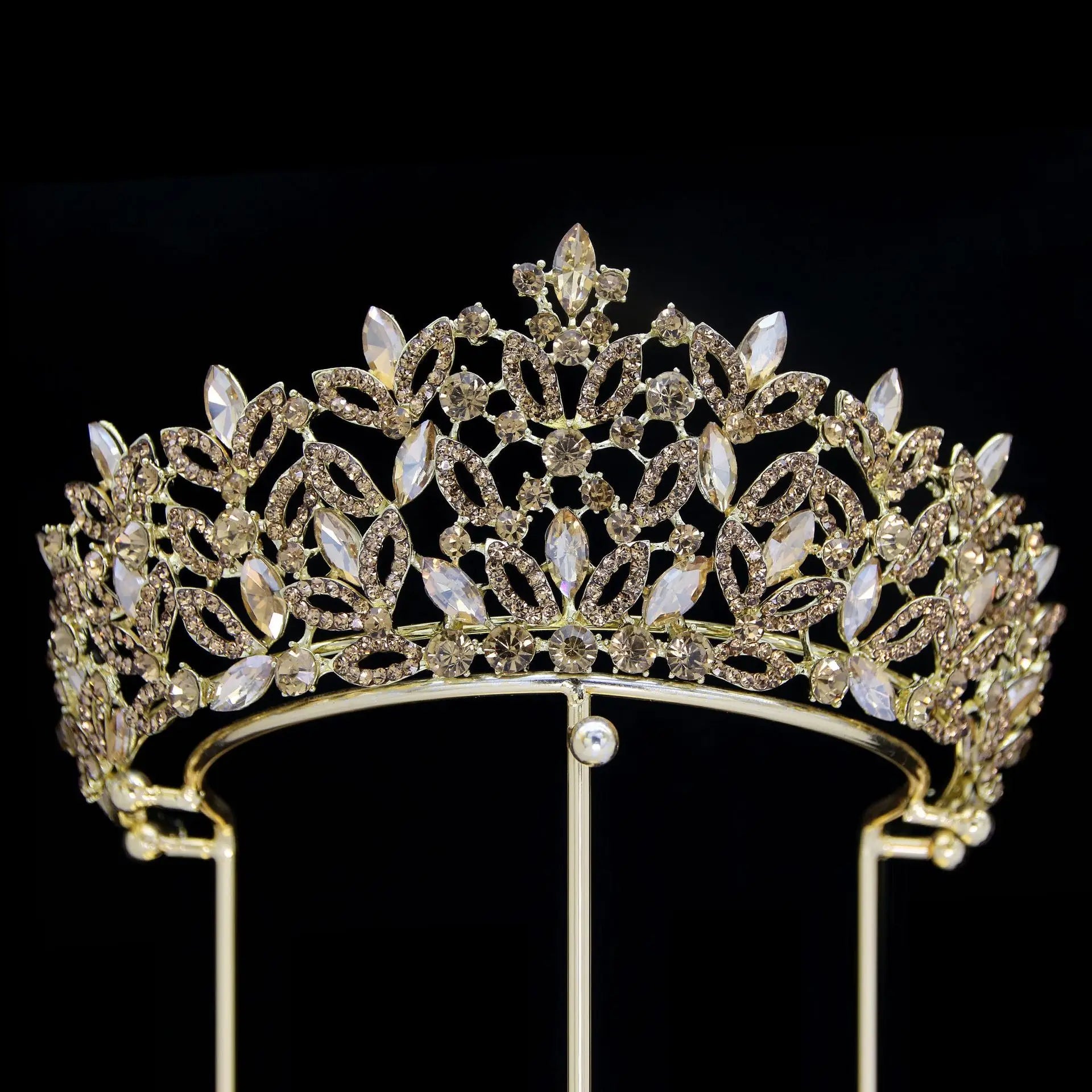 7cm Tall Clear Crystal Wedding Bridal Queen Princess Prom Tiara Earrings Set eBa