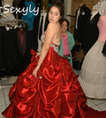 Customized Red Quinceanera Dresses With Jacket Tiered Ruffles Appliques Sweet 16 Birthday Dress Elegant Vestidos De Xv Mariage