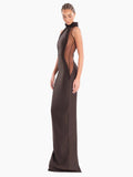 Sexy Sexy Woven Mesh Patchwork Tight Long Dress Women Sleeveless Bodycon Maxi Dresses Evening Party Cocktail Gowns 2025