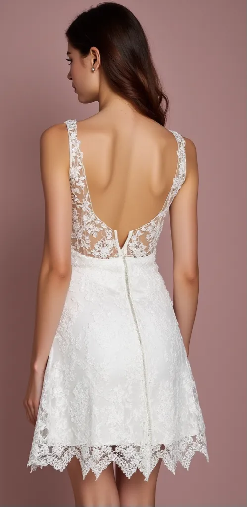 Short Wedding Dress with Timeless Style for Minimalist Brides