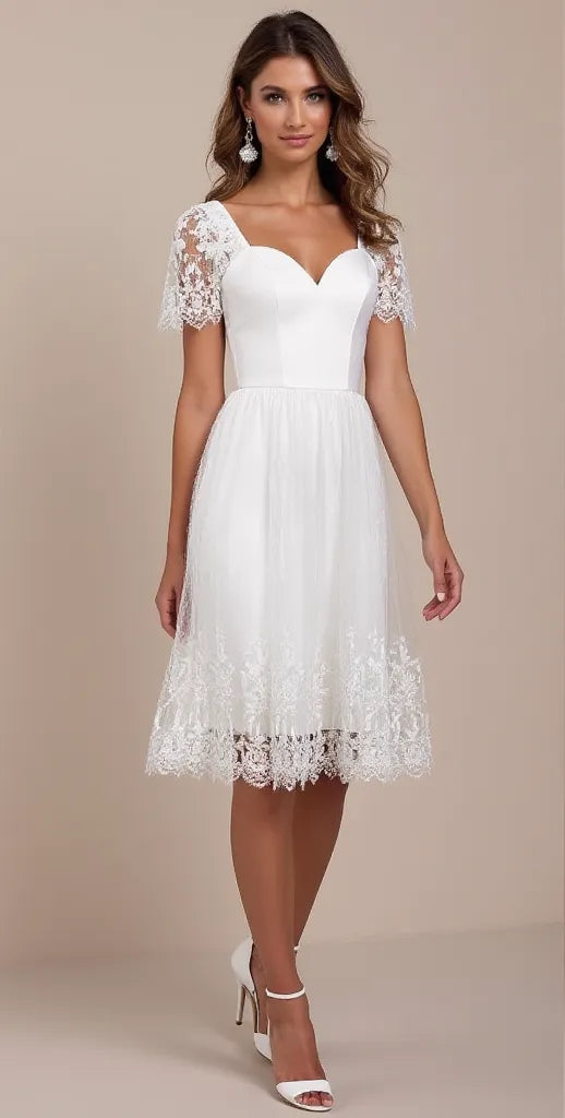 Short Wedding Dress for Modern Brides Wanting a Unique Style