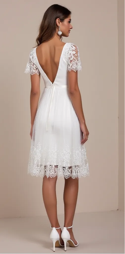 Short Wedding Dress for Modern Brides Wanting a Unique Style