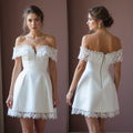 Short Wedding Dress for Plus Size Brides, Elegant and Comfortable