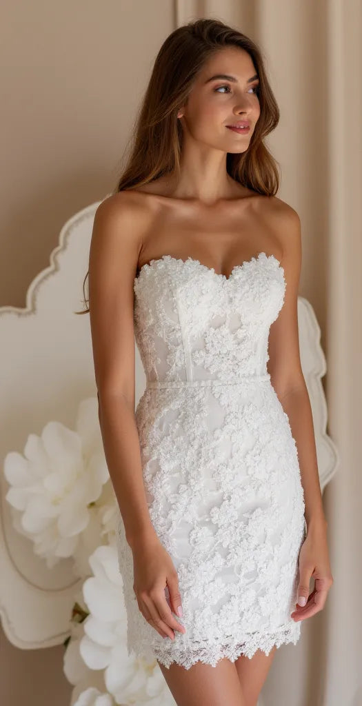 Mini Wedding Dress for Casual, Chic, and Non-Traditional Brides