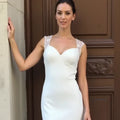 Mini Wedding Dress for a Sophisticated Yet Playful Bridal Look