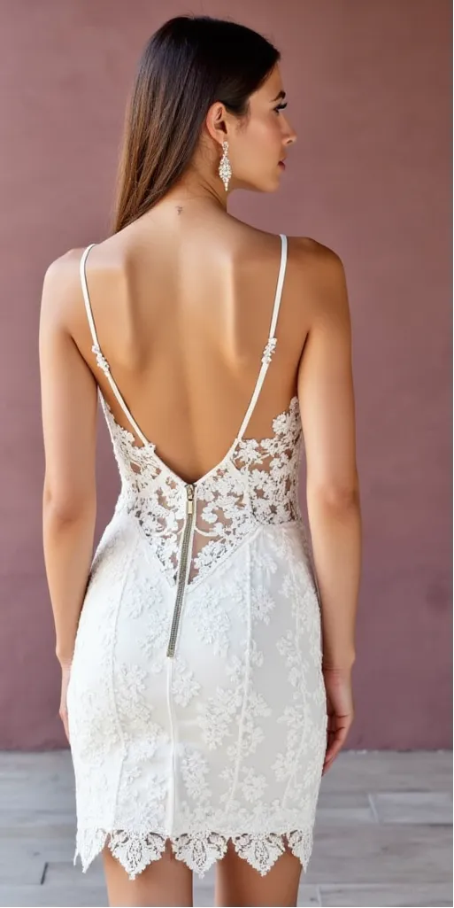 Short Mini Wedding Dress for Petite Brides Wanting a Unique Style