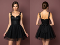 Chic Black Evening Dress & Prom Gown with Long Sleeves for a Sophisticated Style