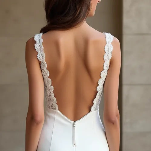 Mini Short Wedding Dress with a Romantic Silhouette for Modern Brides
