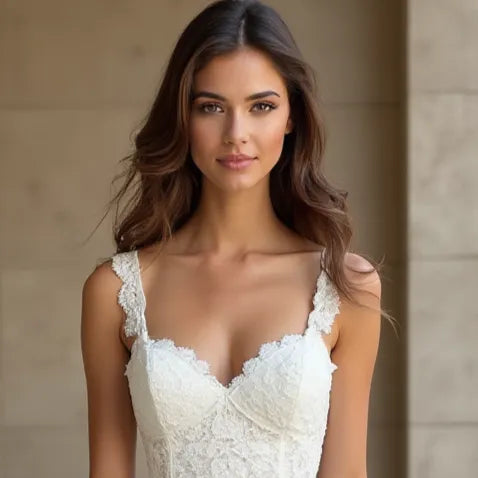 Mini Short Wedding Dress with a Romantic Silhouette for Modern Brides