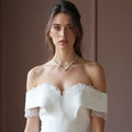 Mini Short Wedding Dress with Sleeves for a Sophisticated Bridal Look