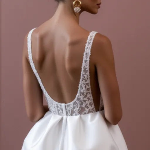 Short Mini Wedding Dress for Dancing, Celebrations, and Fun Receptions