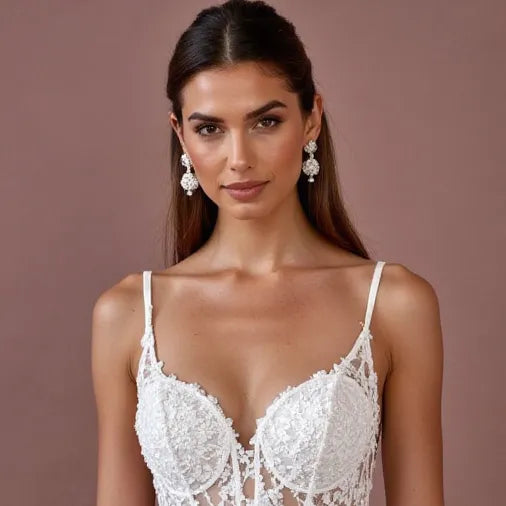 Mini Short Wedding Dress with a Playful and Feminine Touch