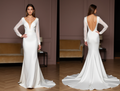Timeless White A-Line Wedding Dress with Elegant Embellishments for a Glamorous Look
