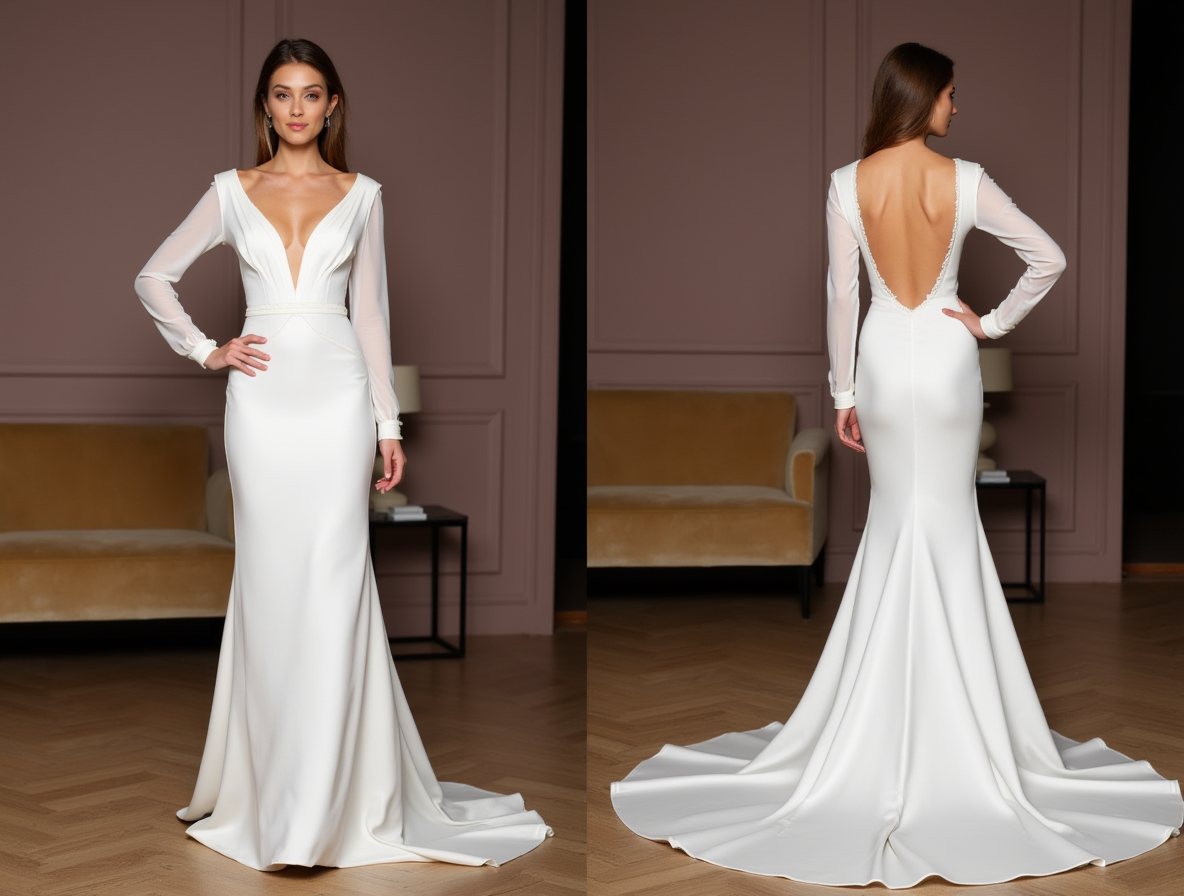 Timeless White A-Line Wedding Dress with Elegant Embellishments for a Glamorous Look
