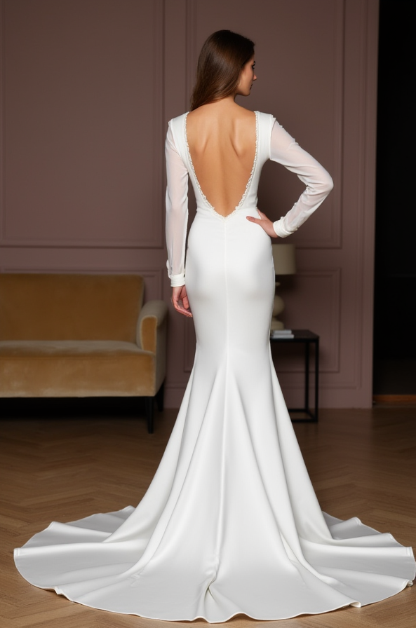 Timeless White A-Line Wedding Dress with Elegant Embellishments for a Glamorous Look