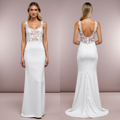Romantic White A-Line Bridal Gown with Sweetheart Neckline and Floral Lace Details